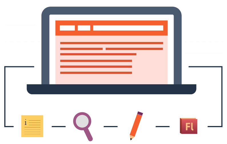 Interactive Flash web design for business
